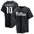 P.Phillies #10 J.T. Realmuto Player Black Alt Fashion Home Game Fdoa Stitched Jerseys