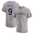 C.Rockies #9 Brenton Doyle Player Gray Limited Elite Home Fdoa Stitched Jerseys
