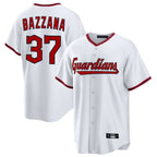 C.Guardians #37 Travis Bazzana Player White Game Home Fdoa Stitched Jerseys