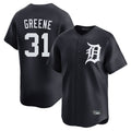 D.Tigers #31 Riley Greene Player Navy Home Limited Game Fdoa Stitched Jerseys