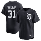 D.Tigers #31 Riley Greene Player Navy Home Limited Game Fdoa Stitched Jerseys