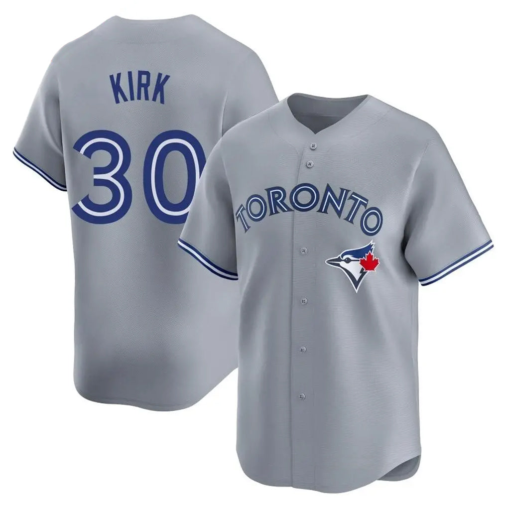 T.Blue Jays #30 Alejandro Kirk Player Gray Home Limited Fdoa Stitched Jerseys