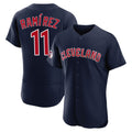 C.Guardians #11 Jose Ramirez Player Navy Limited Elite Home Fdoa Stitched Jerseys