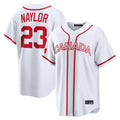 C.Guardians #23 Bo Naylor Player White World Classic Home Game Fdoa Stitched Jerseys