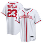 C.Guardians #23 Bo Naylor Player White World Classic Home Game Fdoa Stitched Jerseys