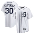 D.Tigers #30 Kerry Carpenter Player White Home Game Fdoa Stitched Jerseys
