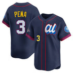 H.Astros #3 Jeremy Pe?a Player Navy American League All-Star Game Limited Fdoa Stitched Jerseys