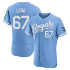 KC.Royals #67 Seth Lugo Player Light Blue Alt Limited Elite Home Fdoa Stitched Jerseys