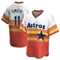 H.Astros #11 Cam Smith Player Rainbow Cooperstown Collection T-shirt Fdoa Stitched Jerseys
