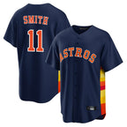 H.Astros #11 Cam Smith Player Navy Home Game Fdoa Stitched Jerseys