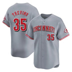 C.Reds #35 Jose Trevino Player Gray Home Limited Fdoa Stitched Jerseys