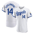 KC.Royals #14 Jac Caglianone Player White Limited Elite Home Game Fdoa Stitched Jerseys