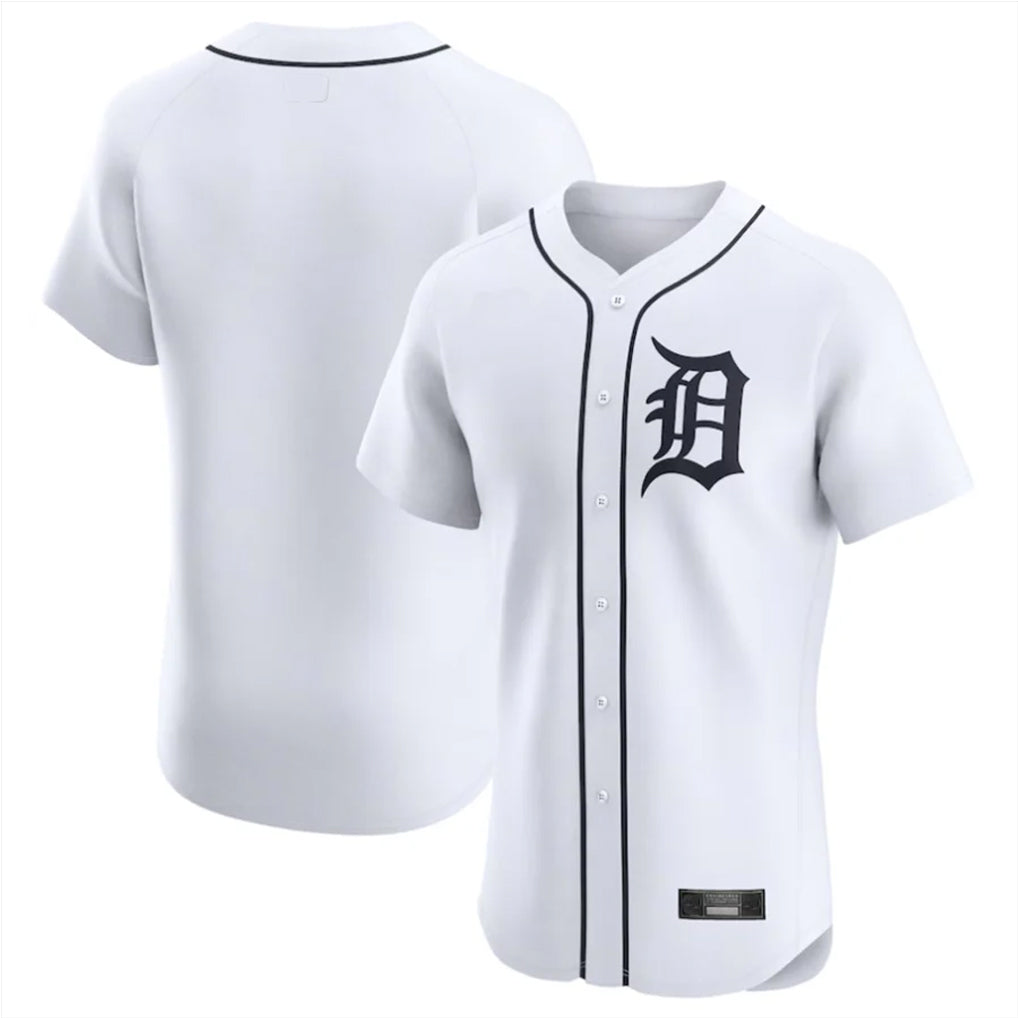 D.Tigers ## Tigers Blank Player White Limited Elite Home Fdoa Stitched Jerseys