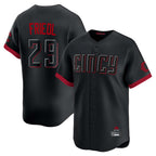 C.Reds #29 TJ Friedl Player Black City Connect Home Limited Fdoa Stitched Jerseys