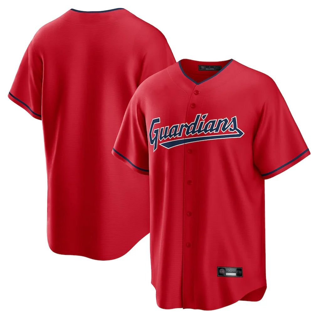 C.Guardians ## Guardians Blank Player Red Home Game Fdoa Stitched Jerseys