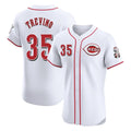 C.Reds #35 Jose Trevino Player White Limited Elite Home Fdoa Stitched Jerseys