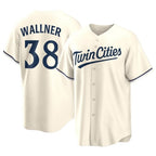 M.Twins #38 Matt Wallner Player Cream Game Limited Home Fdoa Stitched Jerseys