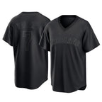 C.Guardians #7 George Valera Player Black T-shirt Home Game Fdoa Stitched Jerseys