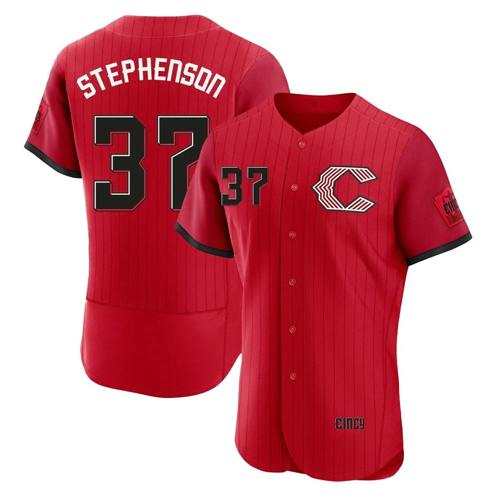 C.Reds #37 Tyler Stephenson Player Red 2026 City Connect Limited Elite Home Fdoa Stitched Jerseys