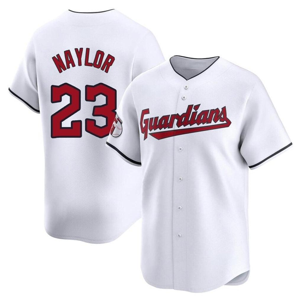 C.Guardians #23 Bo Naylor Player White Limited Home Fdoa Stitched Jerseys