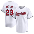 C.Guardians #23 Bo Naylor Player White Limited Home Fdoa Stitched Jerseys