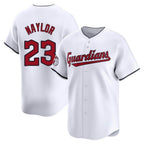 C.Guardians #23 Bo Naylor Player White Limited Home Fdoa Stitched Jerseys