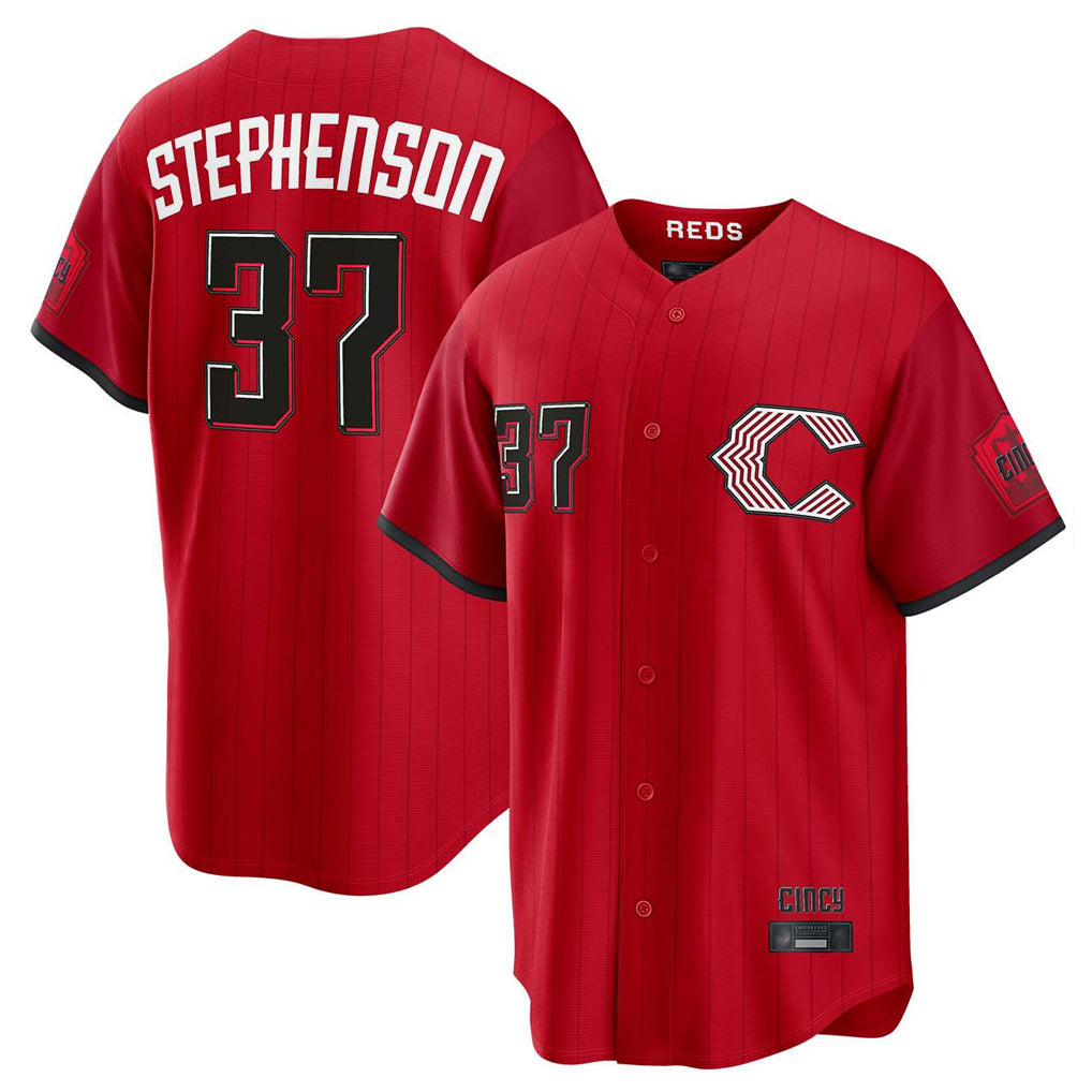 C.Reds #37 Tyler Stephenson Player Red 2026 City Connect Home Game Fdoa Stitched Jerseys