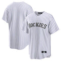 C.Rockies ## Rockies Blank Player White Game Home Fdoa Stitched Jerseys