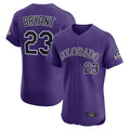 C.Rockies #23 Kris Bryant Player Purple Limited Elite Home Fdoa Stitched Jerseys