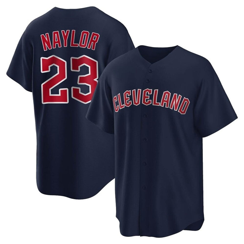 C.Guardians #23 Bo Naylor Player Navy Game Home Fdoa Stitched Jerseys