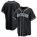 C.Rockies ## Rockies Blank Player Black Fashion Out Home Game Fdoa Stitched Jerseys