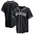 C.Rockies ## Rockies Blank Player Black Fashion Out Home Game Fdoa Stitched Jerseys