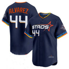 H.Astros #44 Yordan Alvarez Player Navy City Connect Limited Home Fdoa Stitched Jerseys