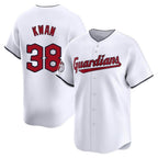 C.Guardians #38 Steven Kwan Player White Limited Home Fdoa Stitched Jerseys