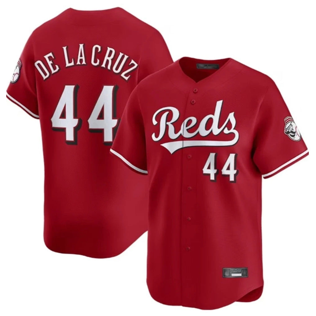 C.Reds #44 Elly De La Cruz Player Red Home Limited Fdoa Stitched Jerseys