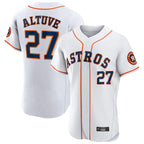 H.Astros #27 Jose Altuve Player White Limited Elite Home Fdoa Stitched Jerseys