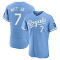 KC.Royals #7 Bobby Witt Jr. Player Light Blue Alt Limited Elite Home Fdoa Stitched Jerseys