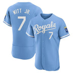 KC.Royals #7 Bobby Witt Jr. Player Light Blue Alt Limited Elite Home Fdoa Stitched Jerseys