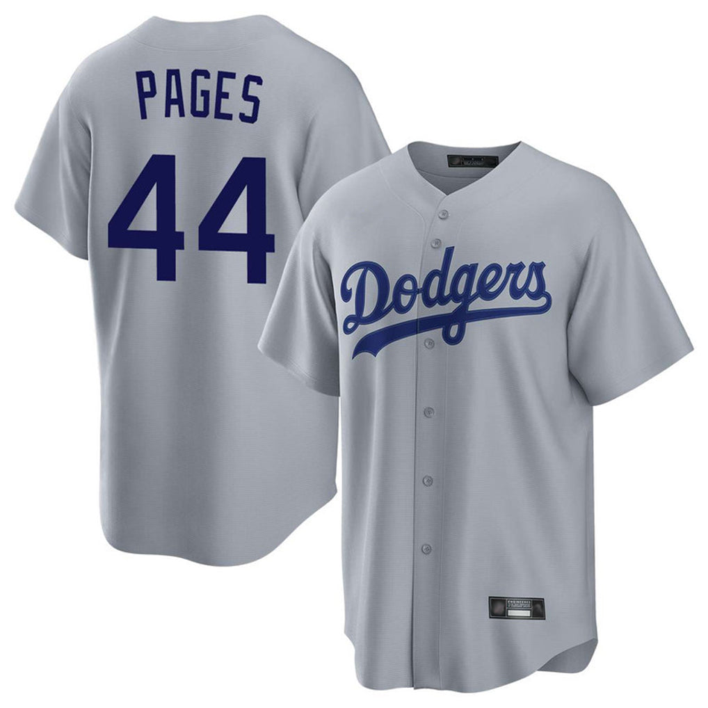 LA.Dodgers #44 Andy Pages Player Gray Game Fdoa Stitched Jerseys