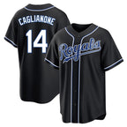 KC.Royals #14 Jac Caglianone Player Black Carbon Fashion Home Game Fdoa Stitched Jerseys