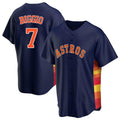 H.Astros #7 Craig Biggio Player Navy Home Game Fdoa Stitched Jerseys