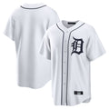 D.Tigers ## Tigers Blank Player White Home Game Fdoa Stitched Jerseys