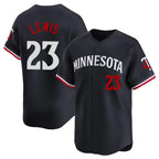 M.Twins #23 Royce Lewis Player Navy Home Limited Fdoa Stitched Jerseys