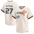 H.Astros #27 Jose Altuve Player Cream City Connect Limited Home Fdoa Stitched Jerseys