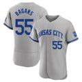 KC.Royals #55 Cole Ragans Player Gray Limited Elite Home Game Fdoa Stitched Jerseys