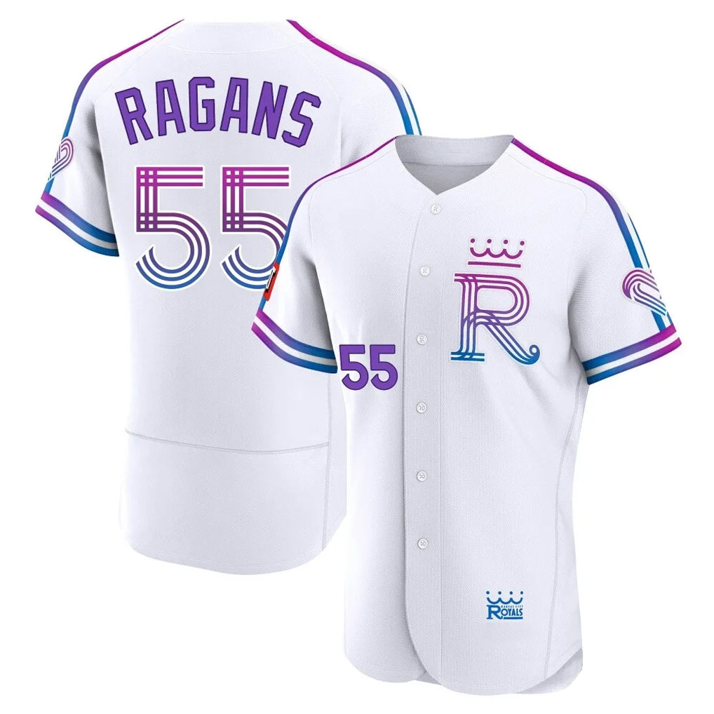 KC.Royals #55 Cole Ragans Player White 2026 City Connect Limited Elite Home Fdoa Stitched Jerseys