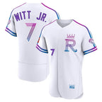 KC.Royals #7 Bobby Witt Jr. Player White 2026 City Connect Limited Elite Home Fdoa Stitched Jerseys