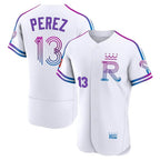KC.Royals #13 Salvador Perez Player White 2026 City Connect Limited Elite Home Fdoa Stitched Jerseys