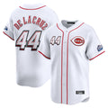C.Reds #44 Elly De La Cruz Player White Speedway Classic Home Limited Fdoa Stitched Jerseys