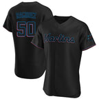 M.Marlins #50 Agustin Ramirez Player Black Home Limited Elite Fdoa Stitched Jerseys